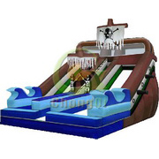pirate giant adult inflatable slide